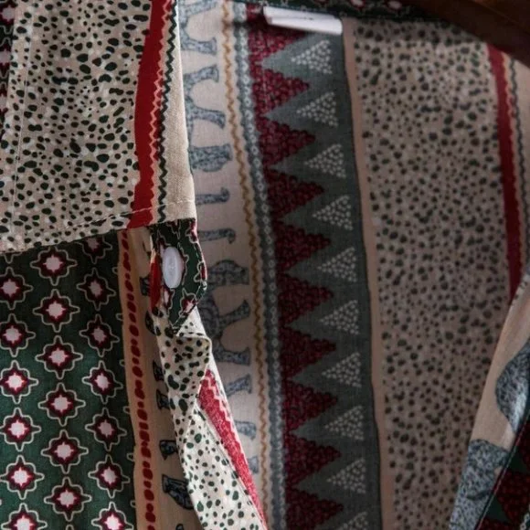 Casual Men's African Print Shirt - Picture 5 of 6